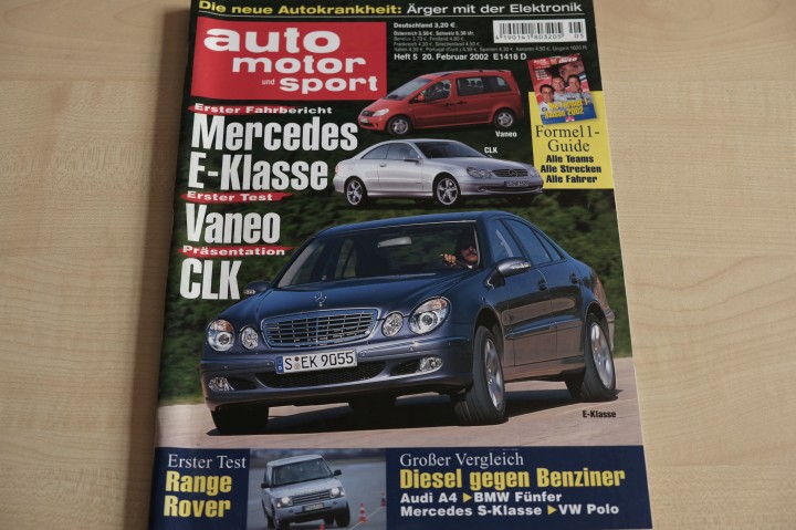 Deckblatt Auto Motor und Sport (05/2002)